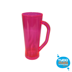Caneca Slin Chopp 450ml Pink Neon