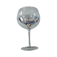 Taça de Vidro Gin 600ml Prata