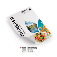 Papel Transfer 100g p/ Laser c/100 folhas - comprar online