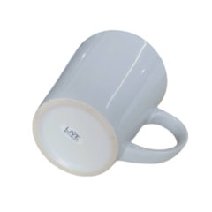 Caneca Cerâmica 325ml - Cônica Leite - Branca - comprar online