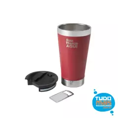 COPO TERMICO SPECIAL INOX VERMELHO COM TAMPA 502ML - comprar online