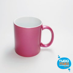 Caneca Cerâmica 325 ML Perolada Pink