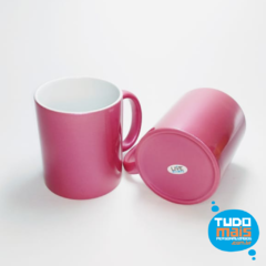 Caneca Cerâmica 325 ML Perolada Pink - comprar online