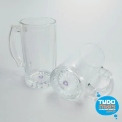 Caneca de Chopp Vidro Transparente 475 ml - comprar online