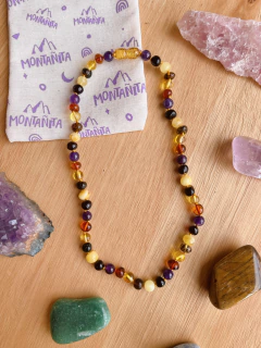 Ámbar Multicolor con Amatista