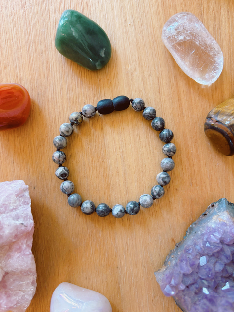 Pulsera Jaspe Gris