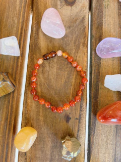 Pulsera Sol Ágata Cornalina