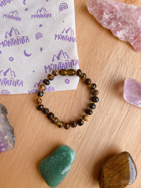 Pulsera Ámbar verde