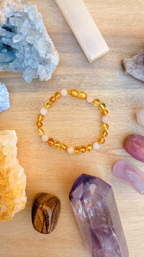 Pulsera Brote Cuarzo Rosa - comprar online