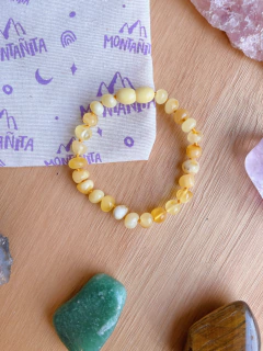 Pulsera Ámbar Manteca