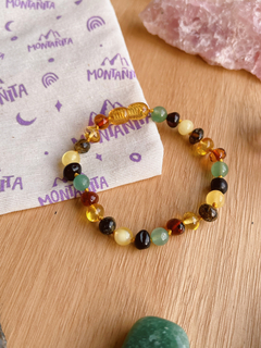 Pulsera Multicolor con Cuarzo Verde - comprar online