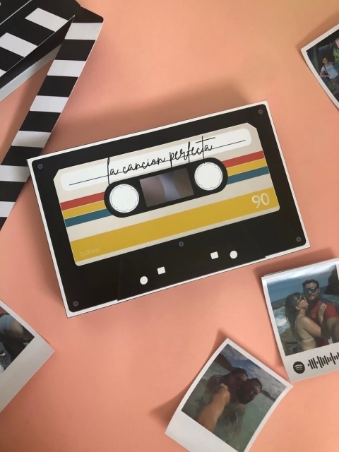 BOX SAN VALENTIN CAJA CASETTE RETRO IMPRIMIBLE - comprar online