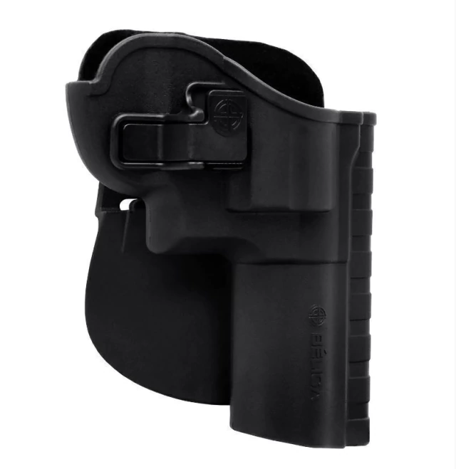 COLDRE REVOLVER 8T - CINTURA/PADDLE -DESTRO PRETO
