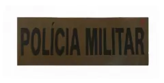 Identificação Policia Militar WTC 26,8 cm x 9,8 cm - Coyote