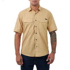 Camisa Invictus Alpha Manga Curta Caqui