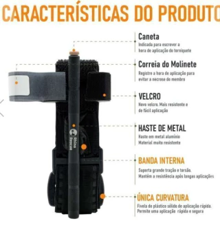 Torniquete Rhino Rescue Preto