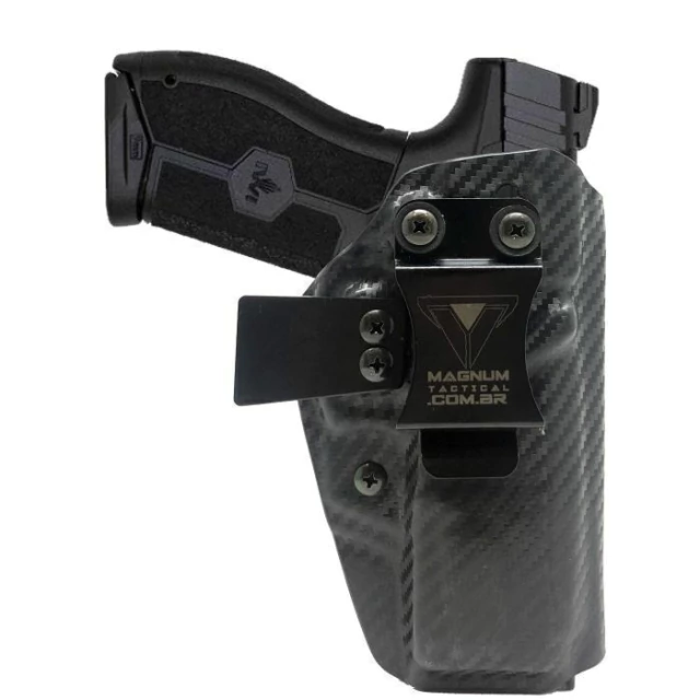 Coldre Kydex Pistola Iwi Massada Carbon Black