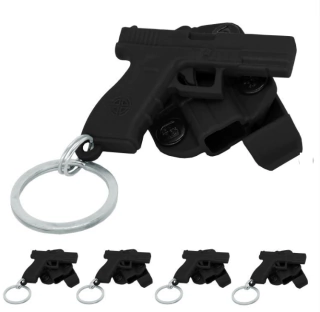 Chaveiro Holster Preto - Bélica