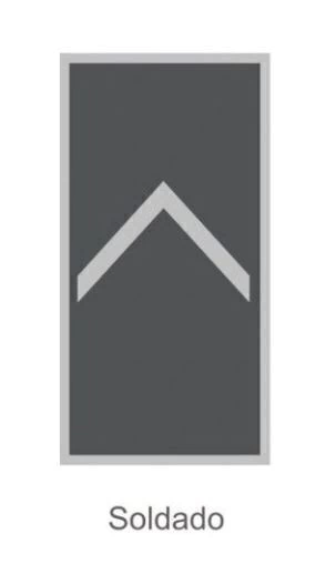 Divisa Emborrachada Pm Soldado