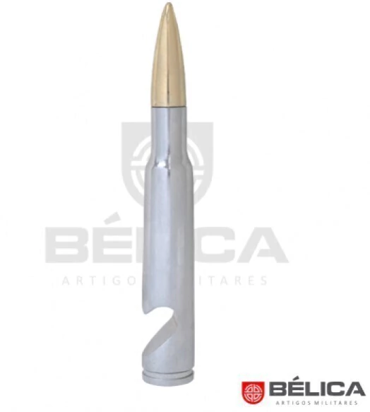Abridor de Garrafa Bélica .50 - Cromado