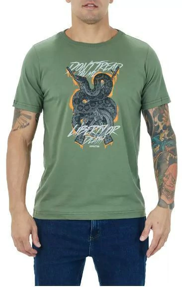 Camisa Invictus Concept Liberty or Death