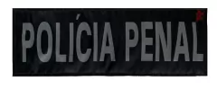 Identificacao Wtc Policia Penal 9,8cm X 26,8cm Preto
