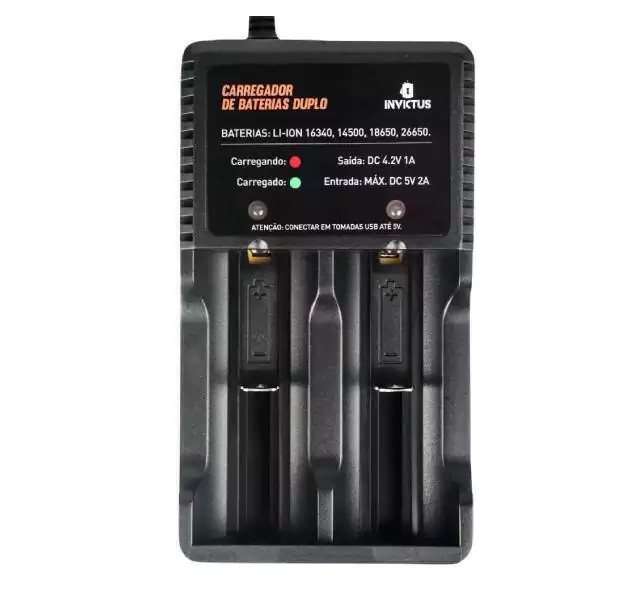 Carregador de Baterias Invictus Enterprise