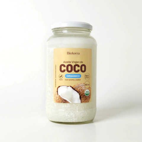Aceite De Coco Virgen Orgánico Natural 800ml