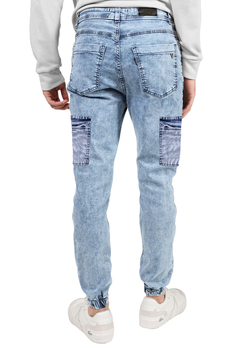 Jean Jogger Cargo Jena Azul - comprar online