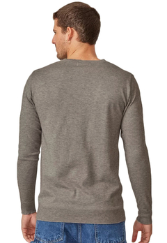 Sweater Burdeos Gris Medio - comprar online