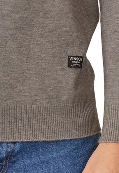 Sweater Burdeos Gris Medio en internet