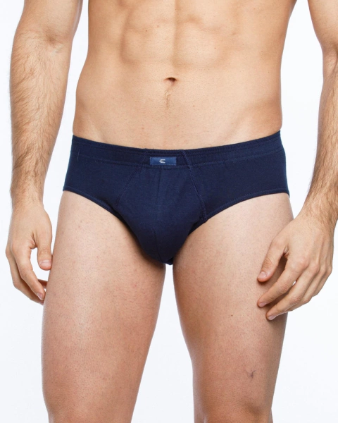 Pack 3 Slip Eyelit Algodón Puro Sin Toalla Con Cintura Ancha Hombre Art.320