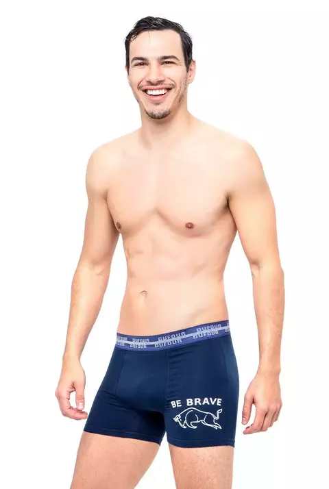 LIQUIDACION Boxer Dufour Algodón y Lycra Con Elastico Exterior Tattoo Hombre Art.11851 - comprar online