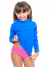LIQUIDACION Malla Remera Cocot Lycra Proteccion Solar Uv Niñas Art.12784