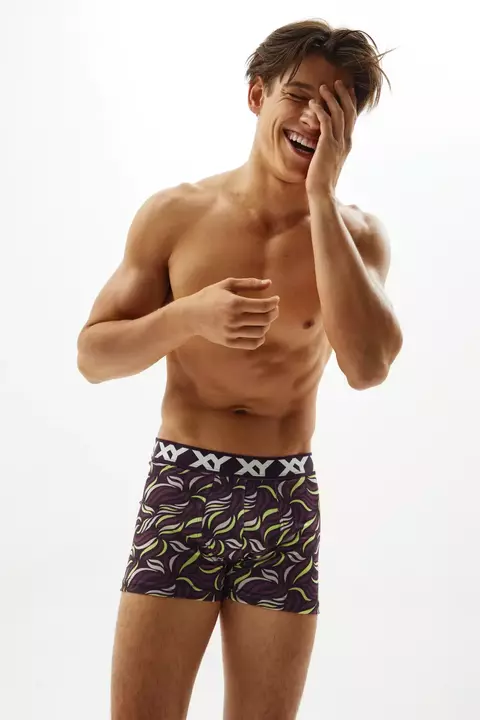 Pack 2 Boxer Xy Algodón y Lycra Estampado Con Elastico Exterior Hombre Art.1333 - comprar online