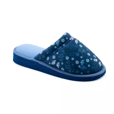 Pantufla Con Taco Ikki Algodon Acolchada Estampada Mujer Art.15 - comprar online