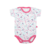 Pack 2 Body Gamise Manga Corta Algodón Verano Fantasia Bebe Niña Art.52-53 en internet