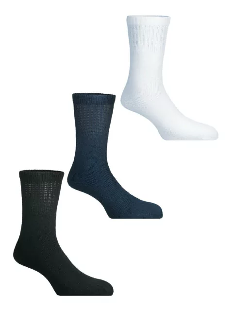 Pack 12 Medias Dufour Largas Algodón Tubular Tubo Base Toalla Hombre Art.2100