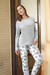 Pijama Lencatex Manga Larga Algodón Estampado CORAZONES Mujer Art.25365 en internet