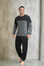Pijama Lencatex Manga Larga Algodón Combinado Hombre Art.25552 - comprar online