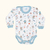 Pack 3 Body Gamise Manga Larga 100% Algodón Fantasia Bebe Niño T5-7 Art.846