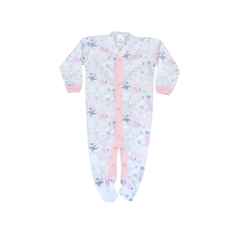 Enterito Cuello Mao Gamise Manga Larga Algodón Fantasia Bebe Art.7016