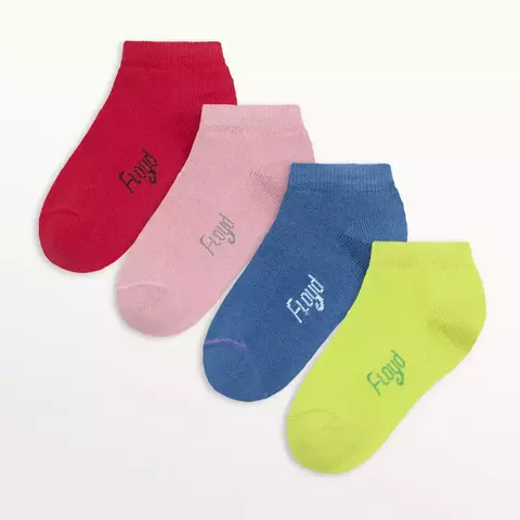 Pack 3 Medias Floyd Soquete Sin Caña Algodón Liso Niños Art.60 - comprar online