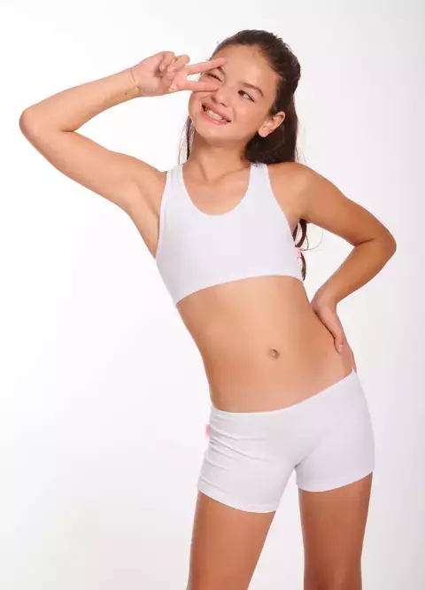 Bombacha Mini Short Mumi Algodón y Lycra Basica Nena Art.1005