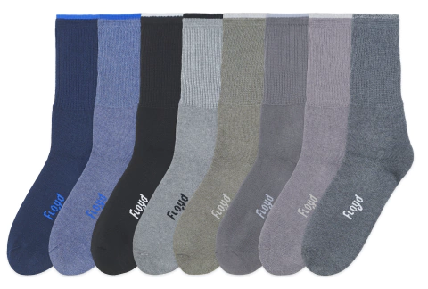 Pack Por Mayor 6 Medias Floyd Largas Algodón Toalla Deportivas Hombre Art.1408