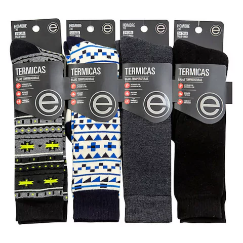 Pack 3 Medias Elemento 3/4 Largas Térmicas Sky Trekking Toalla Hombre