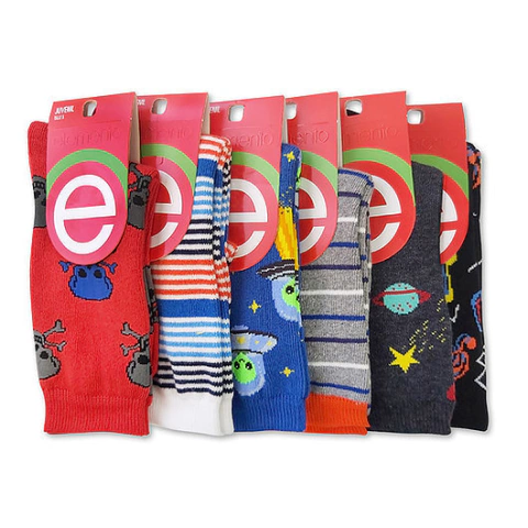 Pack 3 Medias Elemento Media Caña Algodón Fantasia Juvenil T31-36 Art.1091