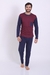 Imagen de Pijama Maxime Manga Larga Algodón Interlock Invierno Hombre Art.839