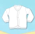 Saquito Camperita Gamise Sin Capucha Algodón Blanco Bebe Art.535 - tienda online