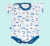 Pack 3 Body Gamise Manga Corta Algodón Verano Fantasia Bebe Niño Art.62-63